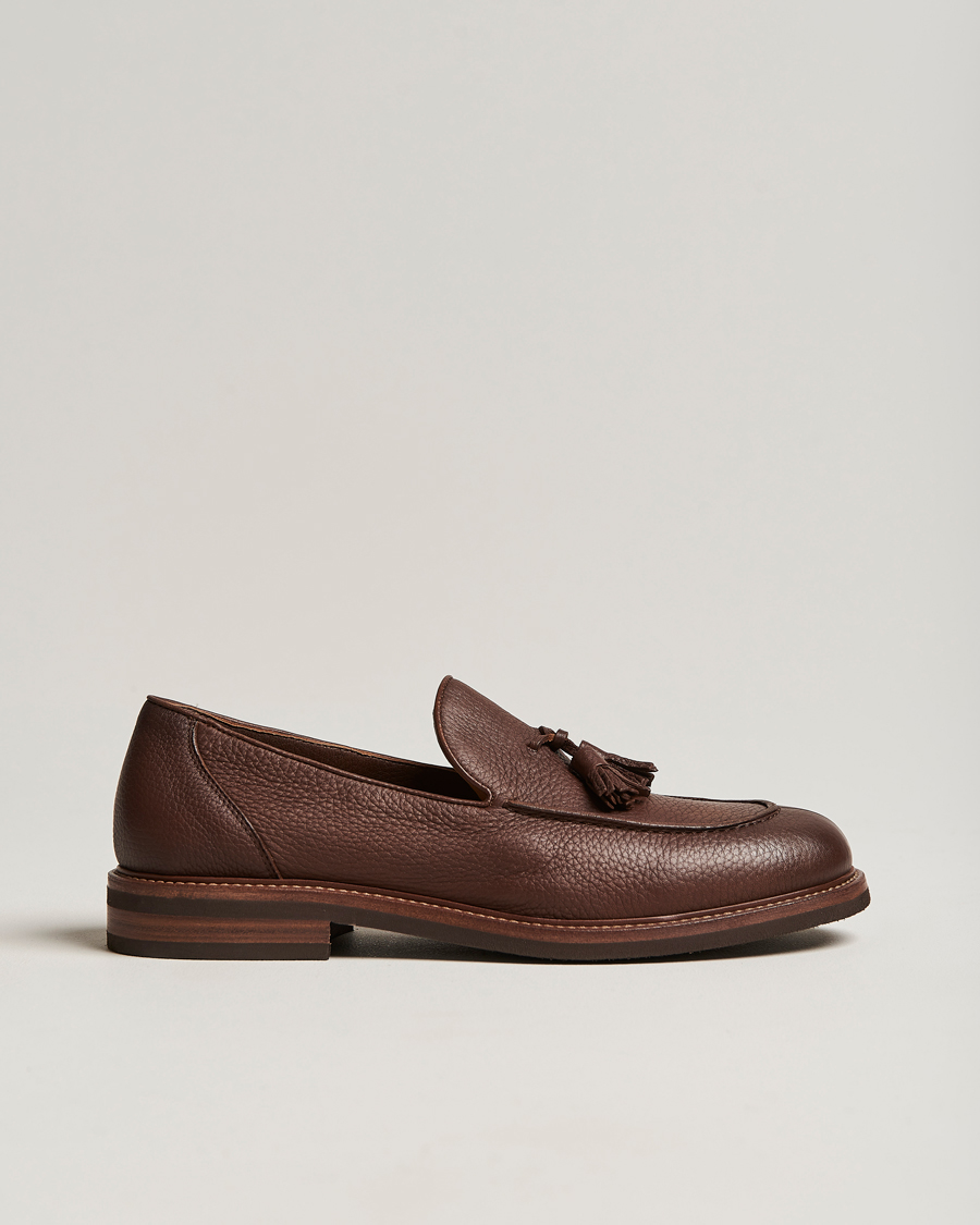 Mies | Brunello Cucinelli Deerskin Tassel Loafer Tobacco | Brunello Cucinelli | Deerskin Tassel Loafer Tobacco