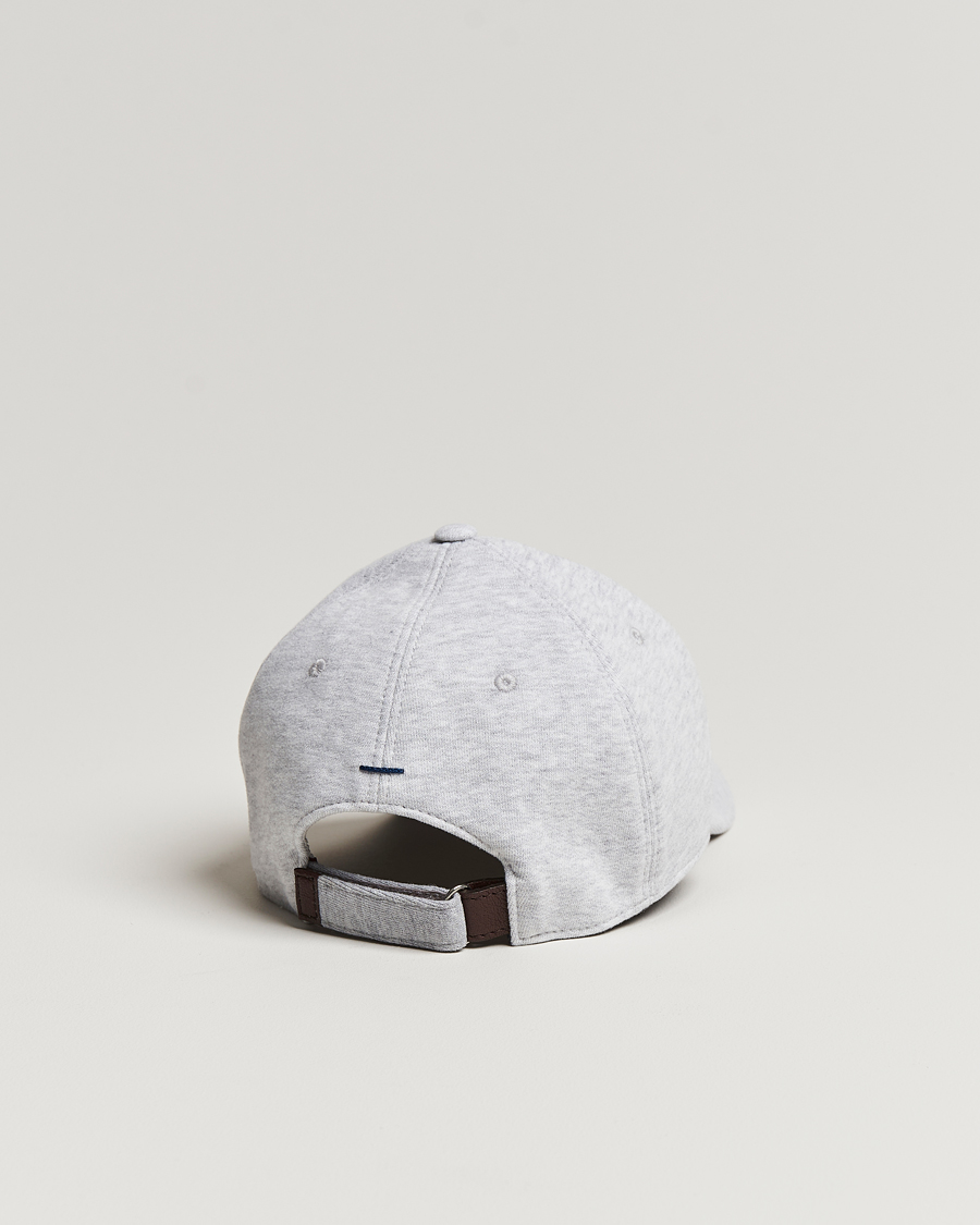 Mies | Brunello Cucinelli Peach Baseball Cap Light Grey | Brunello Cucinelli | Peach Baseball Cap Light Grey