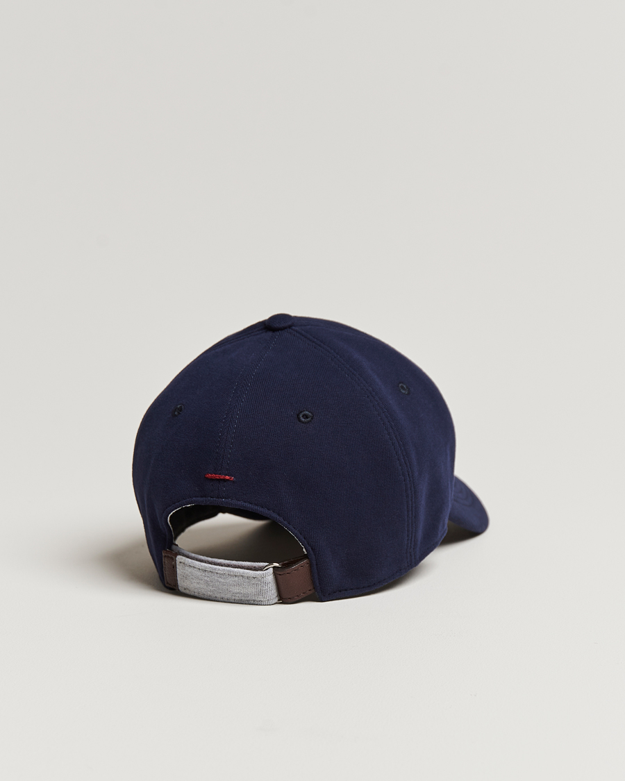 Mies | Brunello Cucinelli Peach Baseball Cap Navy | Brunello Cucinelli | Peach Baseball Cap Navy