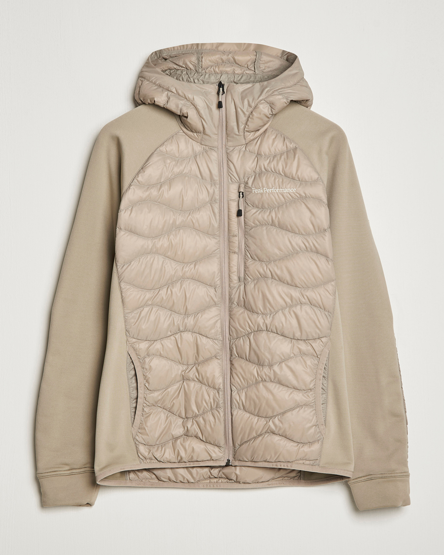 Mies | Takit | Peak Performance | Helium Hooded Hybrid Avid Beige