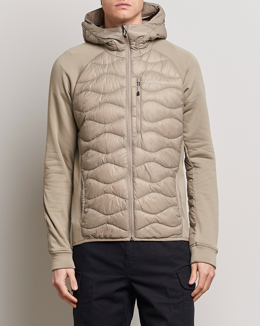 Mies | Takit | Peak Performance | Helium Hooded Hybrid Avid Beige
