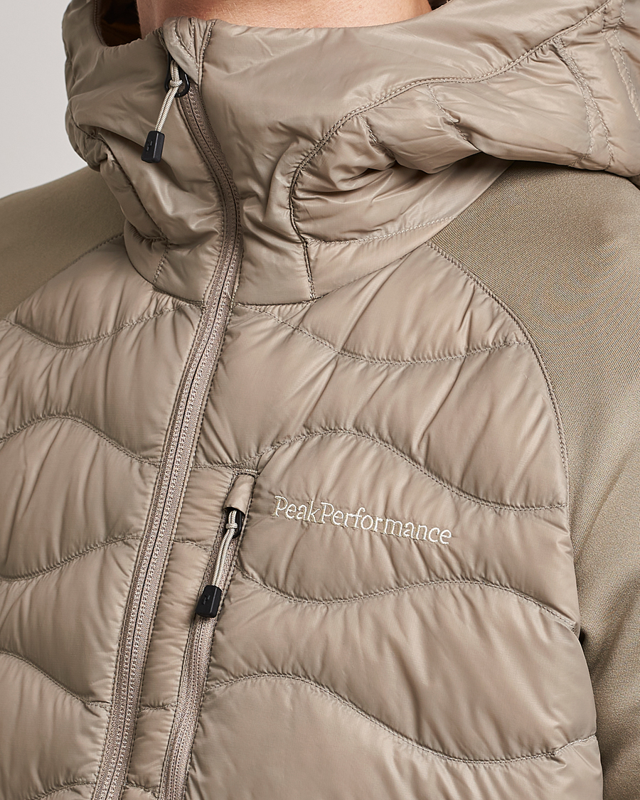Mies | Takit | Peak Performance | Helium Hooded Hybrid Avid Beige