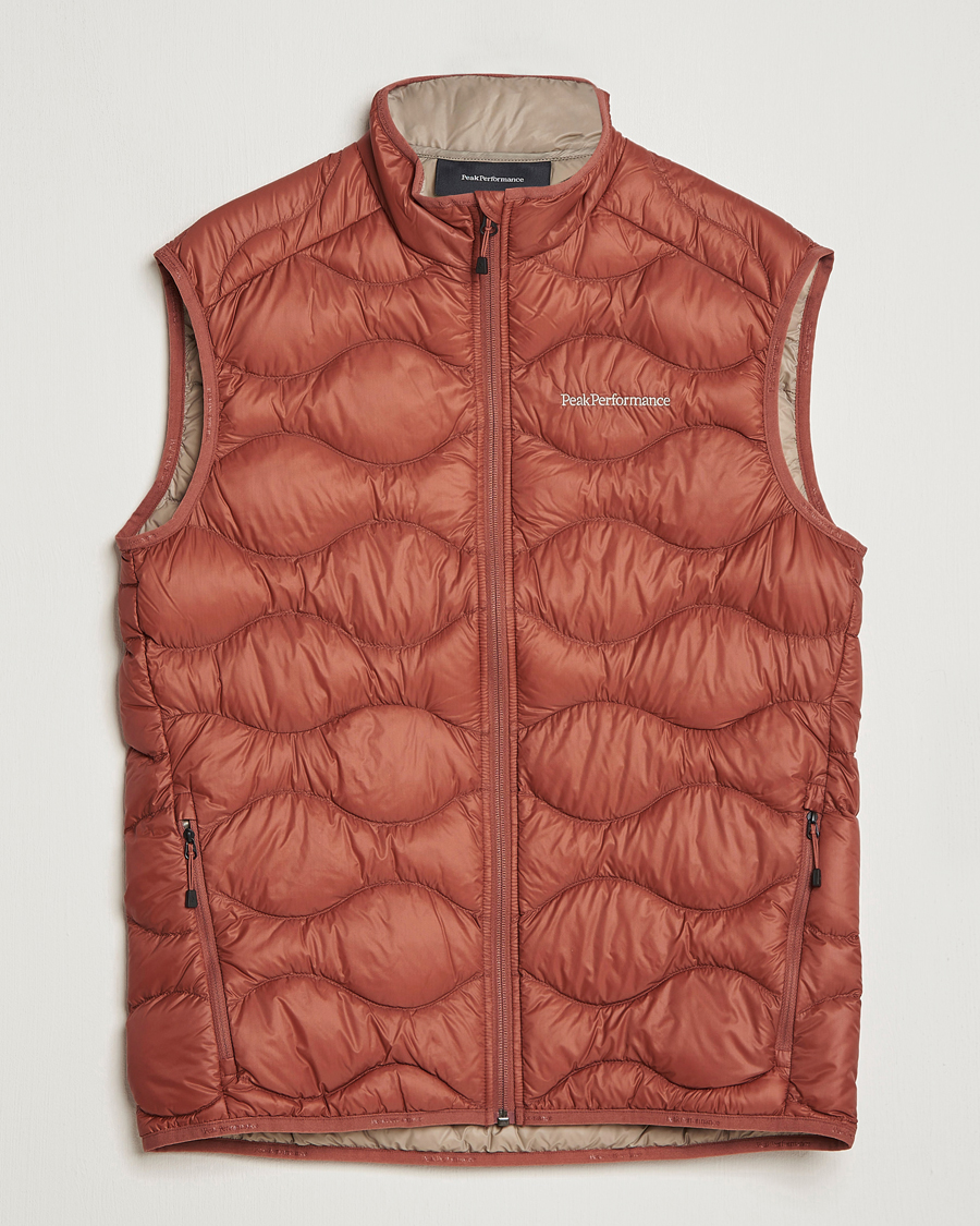 Mies | Ulkoliivit | Peak Performance | Helium Down Vest Classic Clay