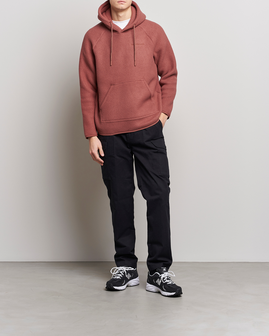 Mies | Puserot | Peak Performance | Fleece Hood Classic Clay