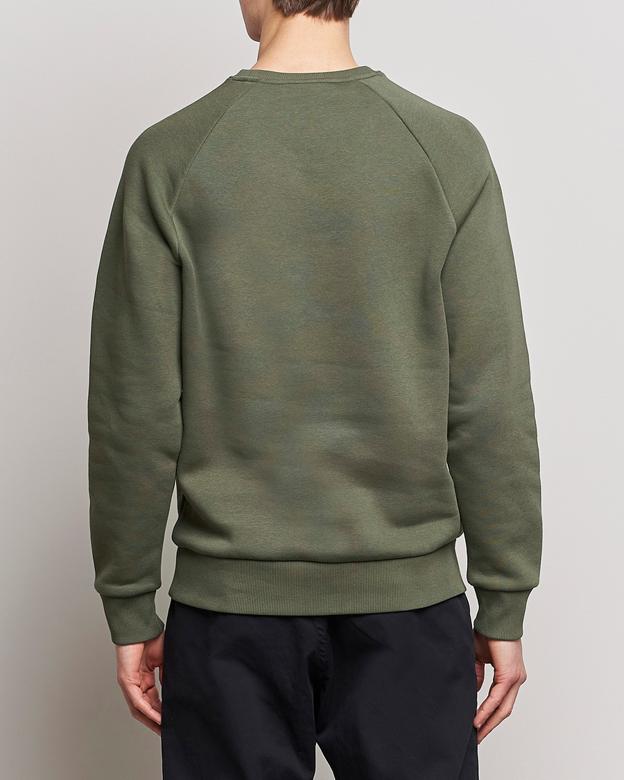 Mies | Puserot | Peak Performance | Original Small Logo Crew Neck Sweatshirt Pine Needle