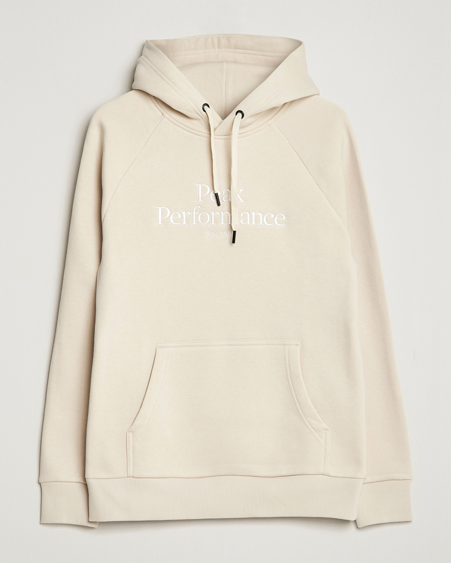 Mies | Puserot | Peak Performance | Original Logo Hoodie Sand Fog