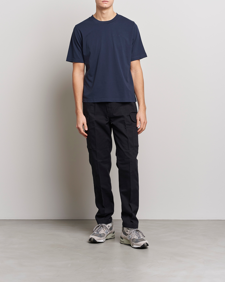 Mies | T-paidat | Peak Performance | Original Logo Crew Neck T-Shirt Blue Shadow