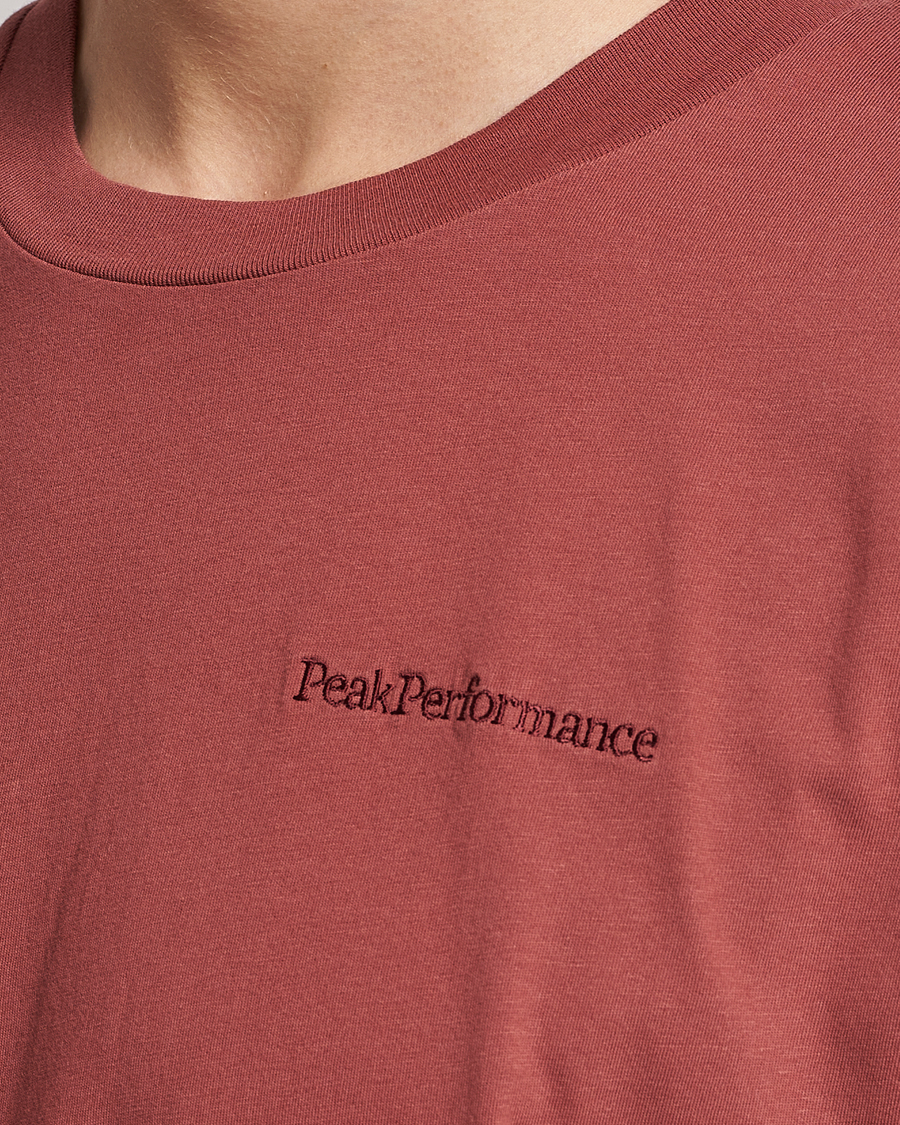 Mies | T-paidat | Peak Performance | Original Small Logo Tee Classic Clay