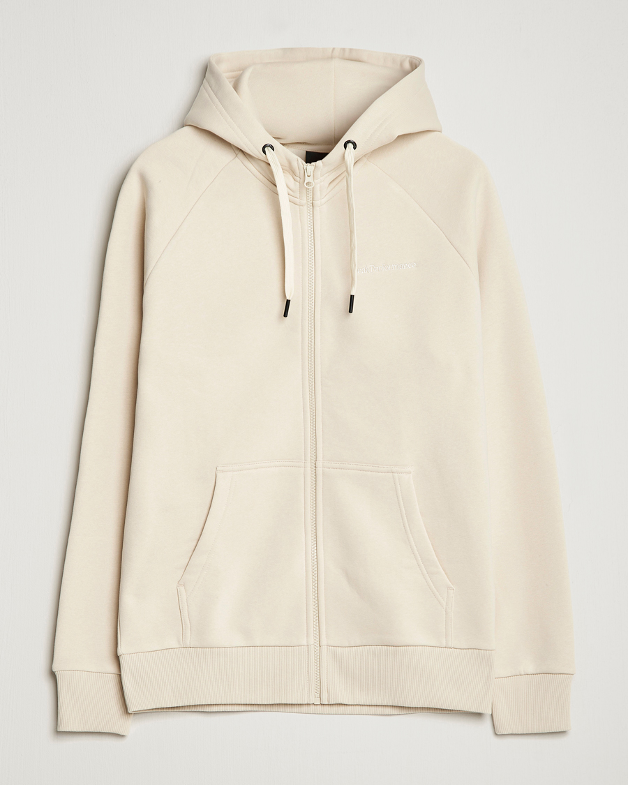 Mies | Puserot | Peak Performance | Original Small Logo Full Zip Sand Fog