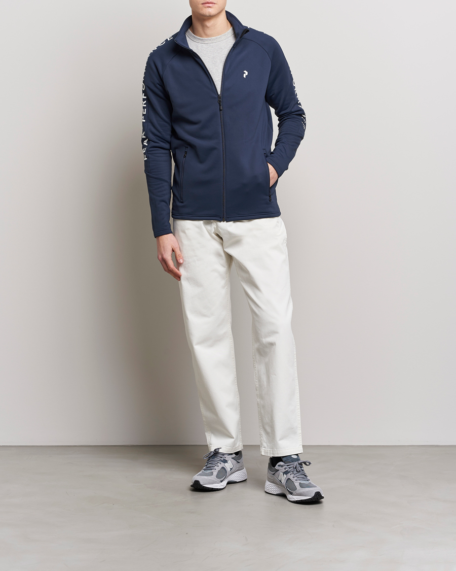 Mies | Puserot | Peak Performance | Rider Zip Zip Jacket Blue Shadow