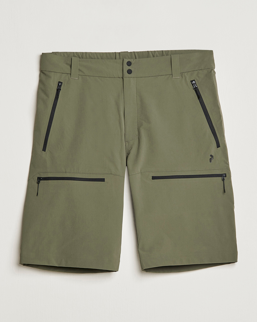 Mies | Shortsit | Peak Performance | Stretch Drawstring Tech Shorts Pine Needle