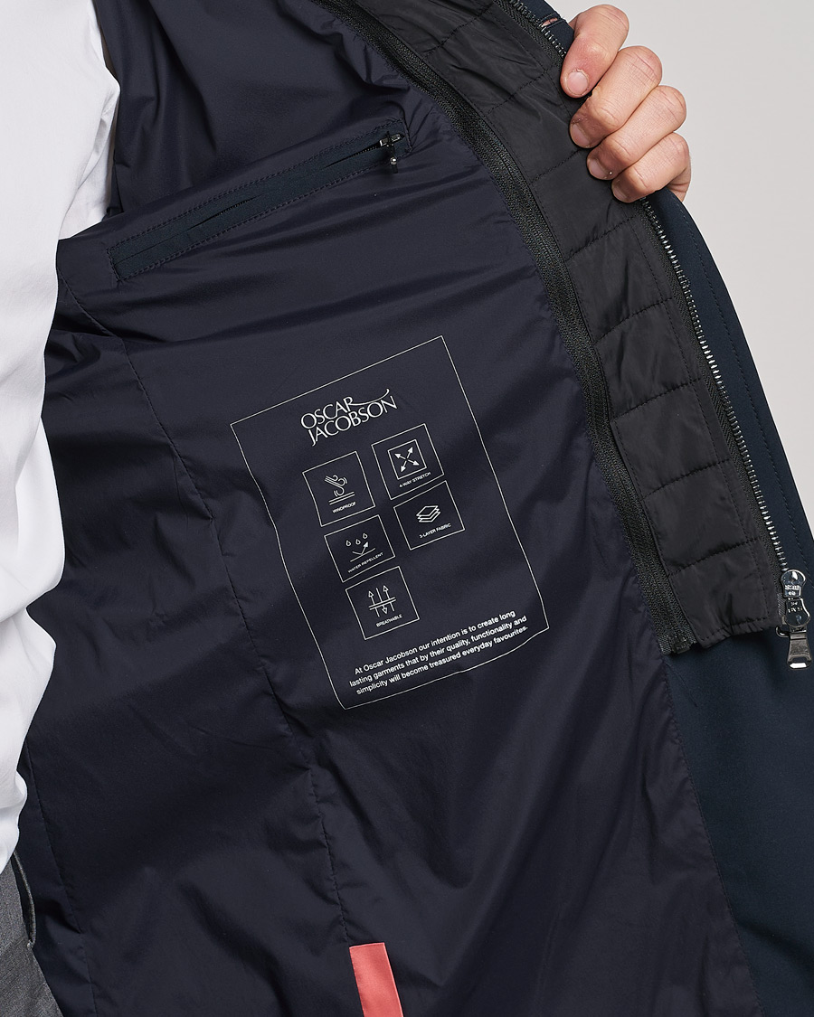 Mies | Takit | Oscar Jacobson | Dalton Nylon Liner Coat Navy