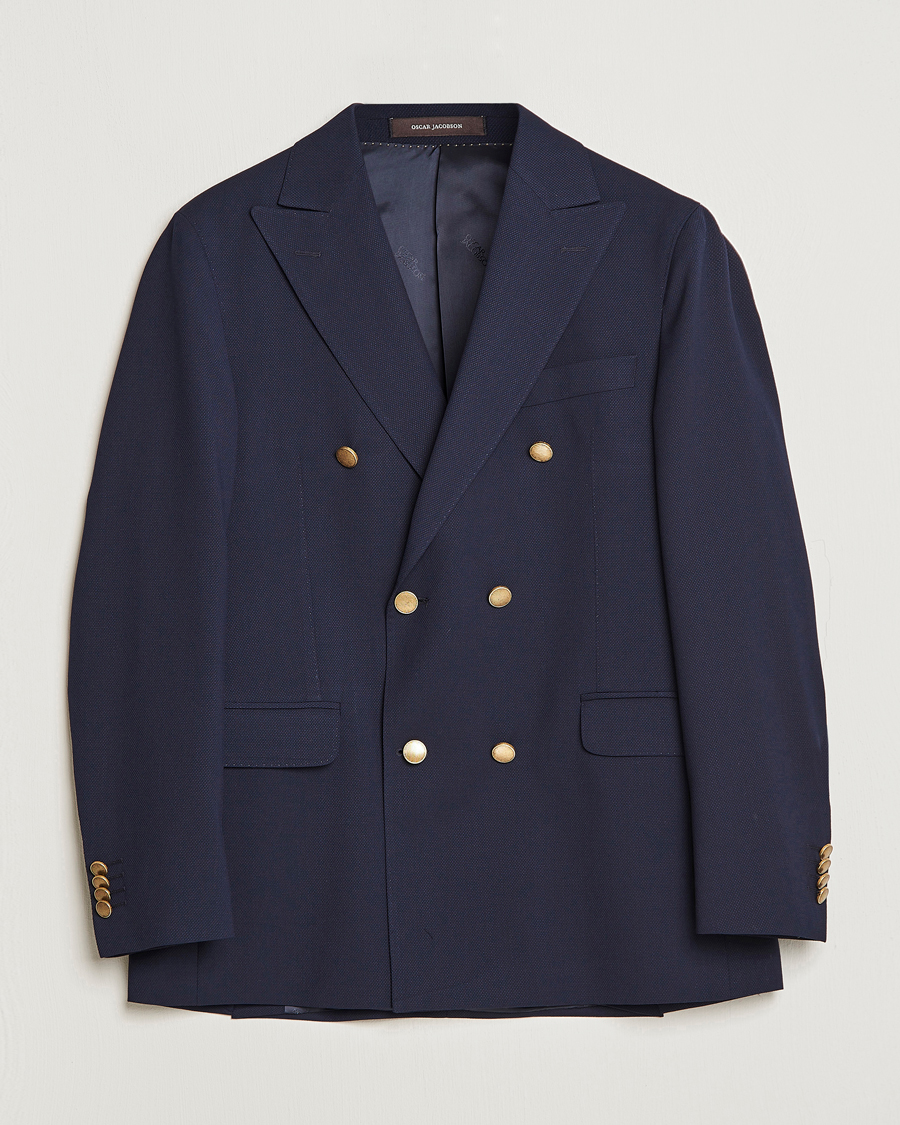 Mies | Pikkutakit | Oscar Jacobson | Farris Double Breasted Club Blazer Navy