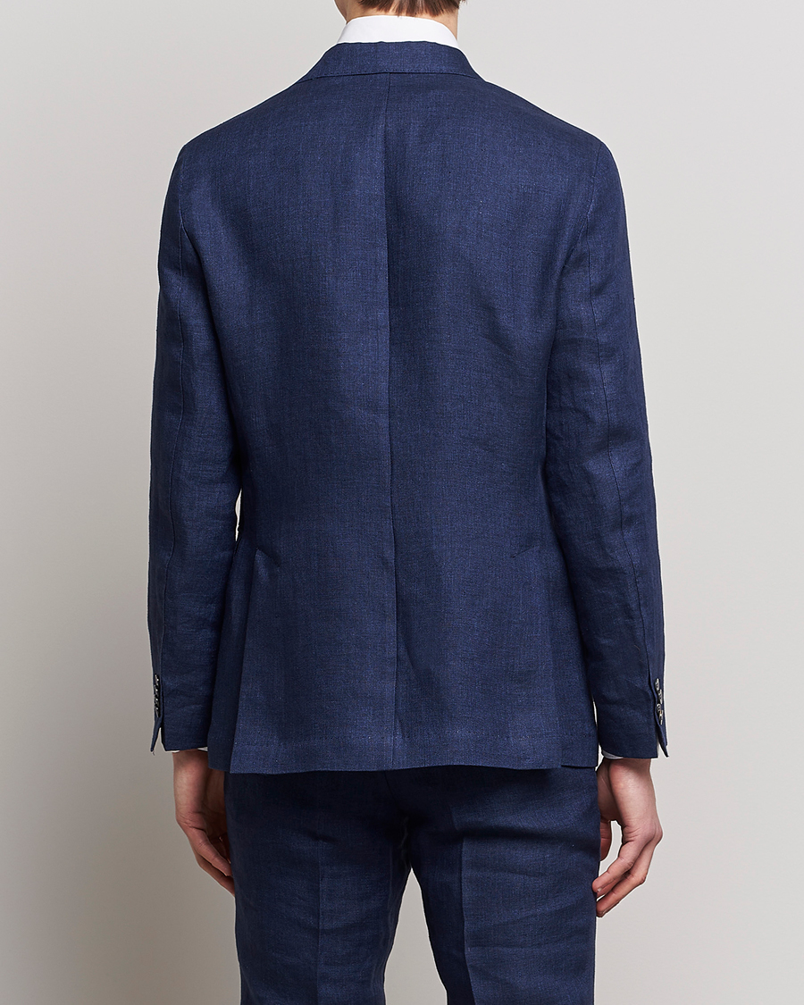 Mies | Pikkutakit | Oscar Jacobson | Ferry Soft Linen Blazer Navy
