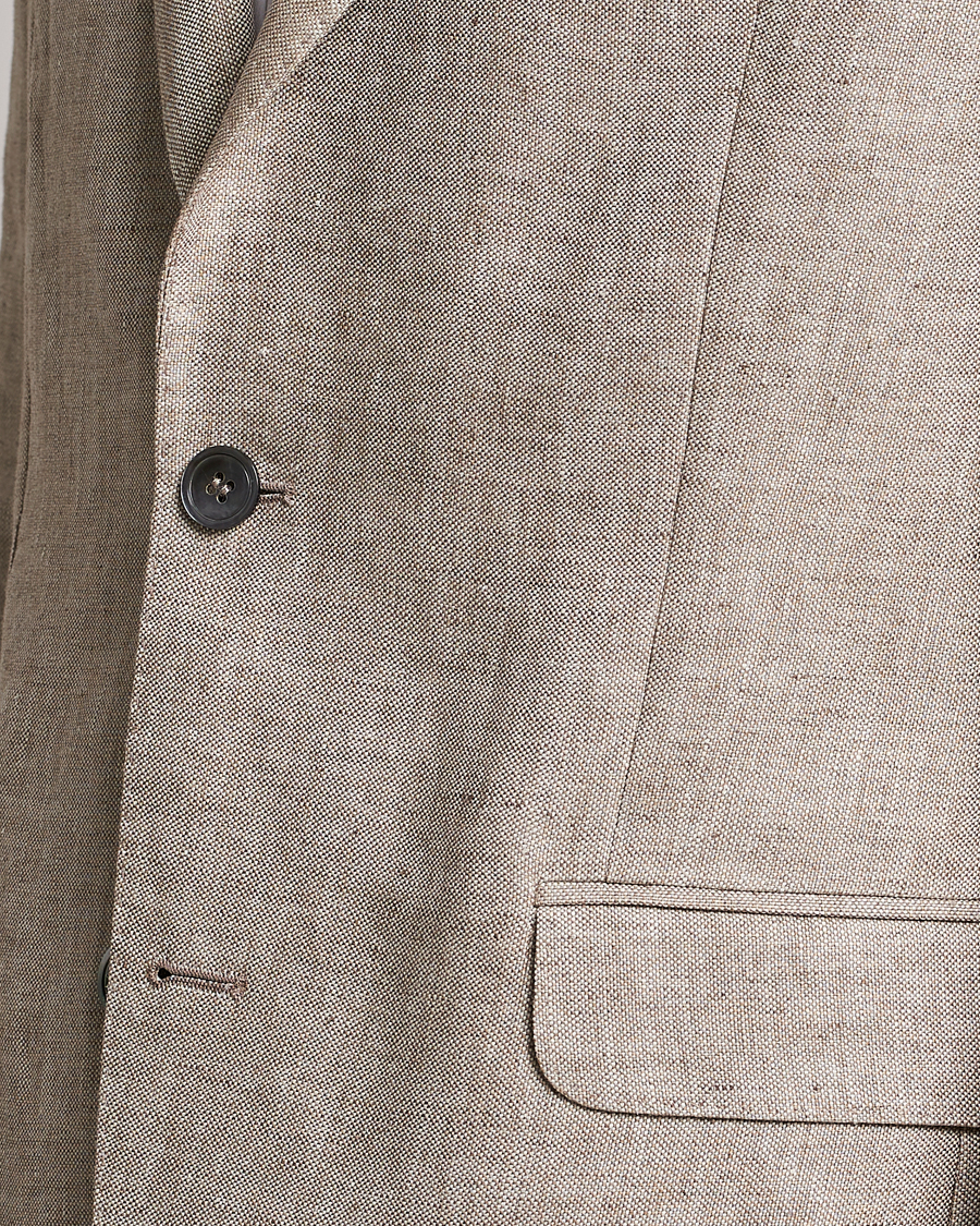 Mies | Pikkutakit | Oscar Jacobson | Ferry Soft Linen Blazer Beige