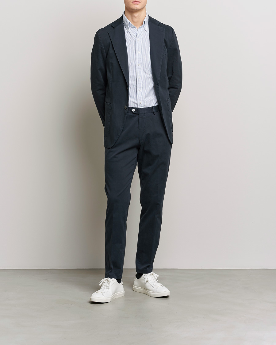 Mies | Pikkutakit | Oscar Jacobson | Egel Cotton Blazer Navy