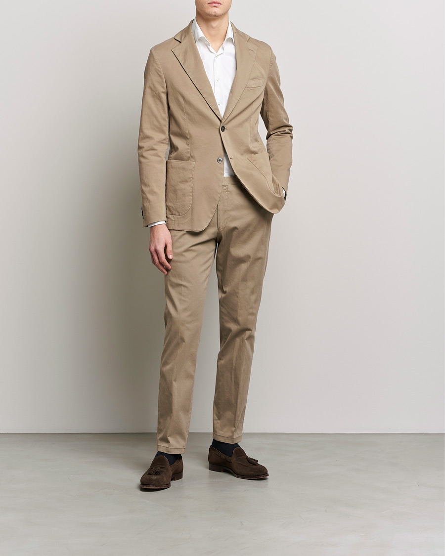 Mies | Pikkutakit | Oscar Jacobson | Egel Cotton Blazer Beige