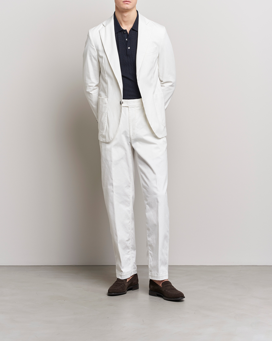 Mies | Pikkutakit | Oscar Jacobson | Egel Cotton Blazer White