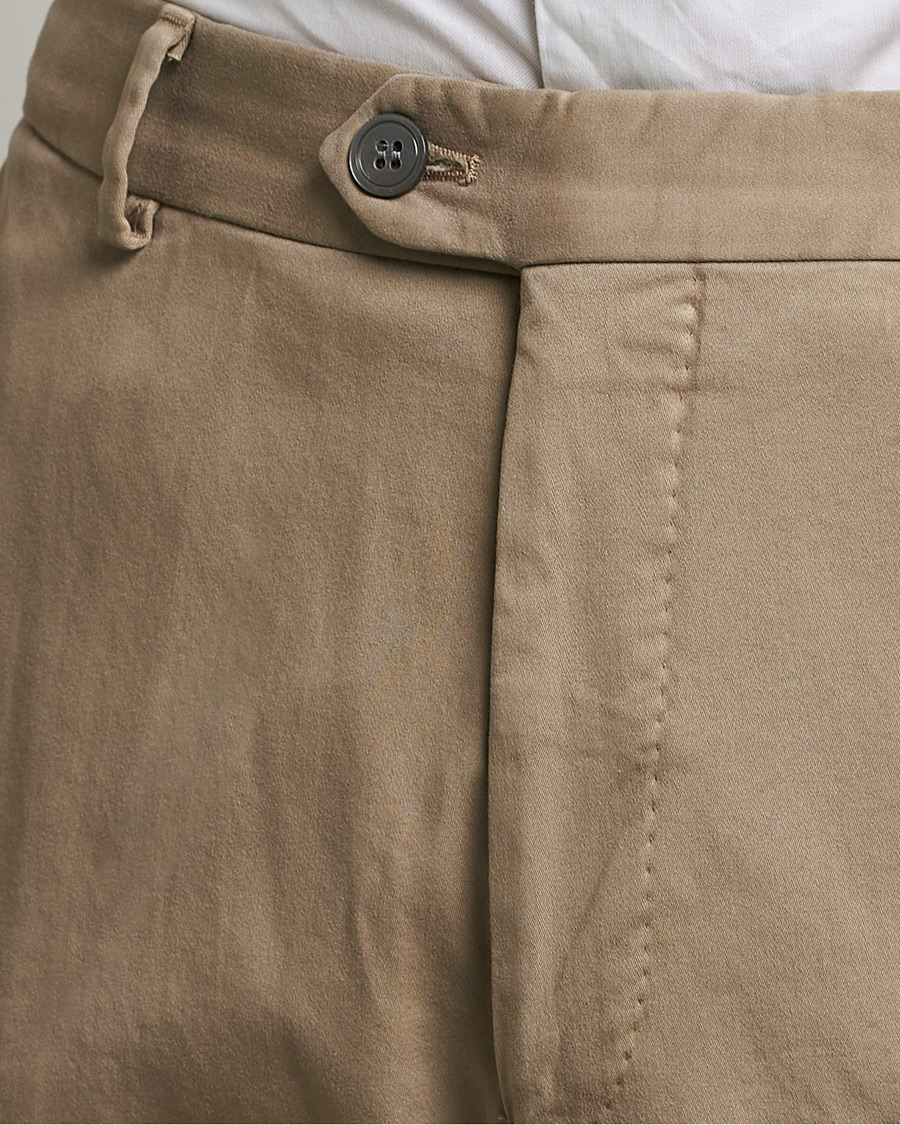Mies | Housut | Oscar Jacobson | Denz Casual Cotton Trousers Beige