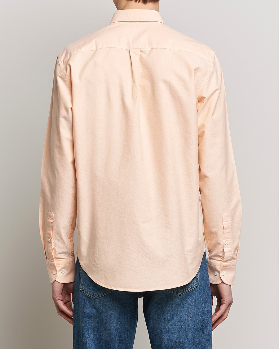 Mies | Kauluspaidat | Oscar Jacobson | Regular Fit Button Down Oxford Shirt Orange