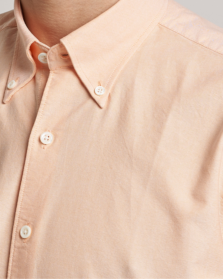 Mies | Kauluspaidat | Oscar Jacobson | Regular Fit Button Down Oxford Shirt Orange