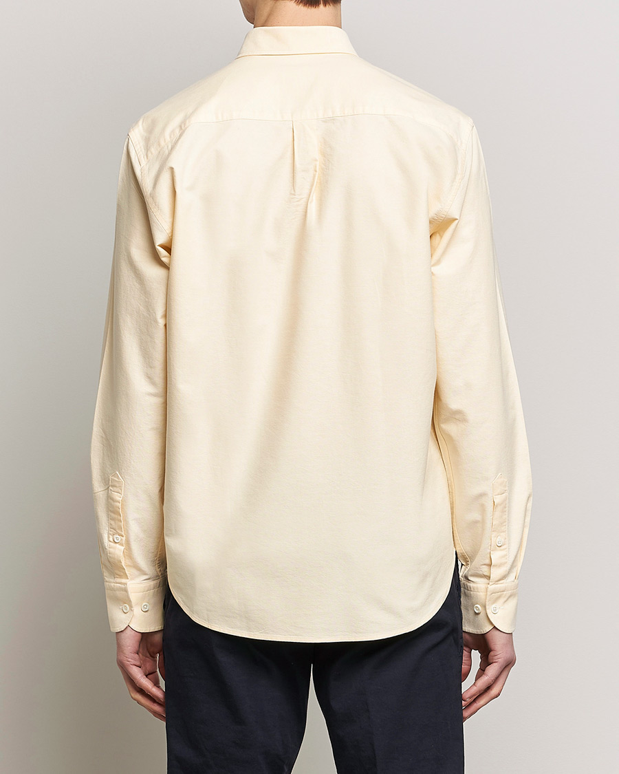 Mies | Kauluspaidat | Oscar Jacobson | Regular Fit Button Down Oxford Shirt Yellow