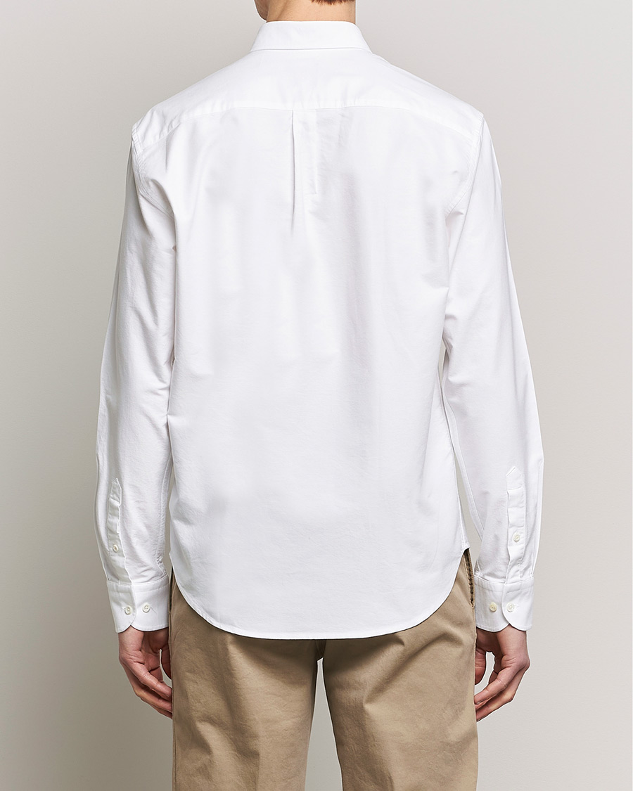 Mies | Kauluspaidat | Oscar Jacobson | Regular Fit Button Down Oxford Shirt White