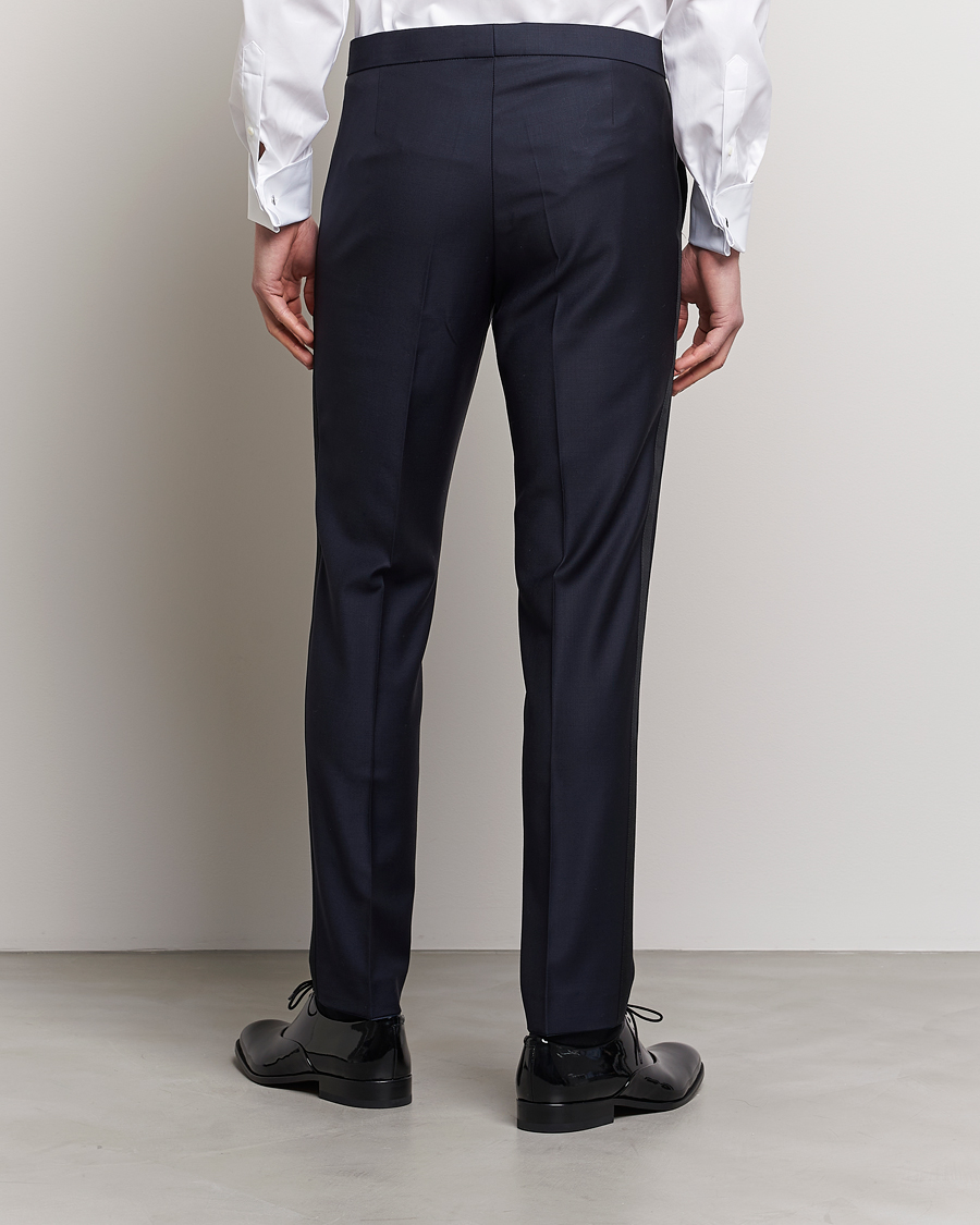 Mies | Housut | Oscar Jacobson | Denz Tuxedo Trousers Navy