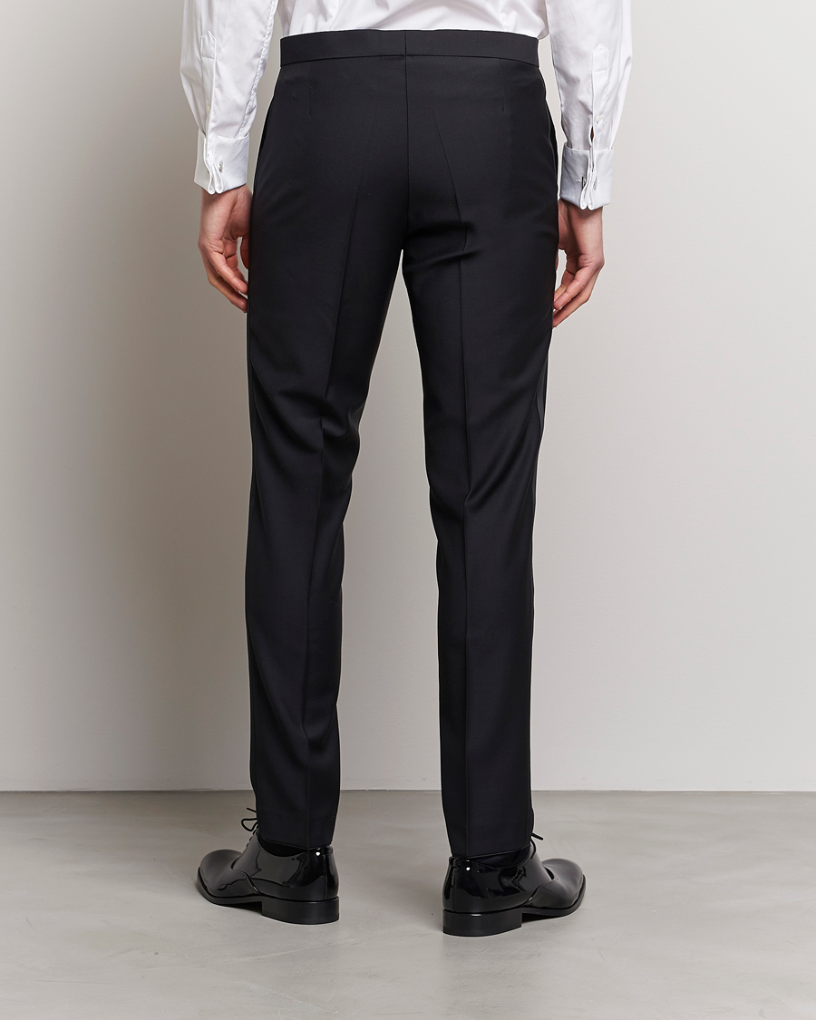 Mies | Housut | Oscar Jacobson | Denz Tuxedo Trousers Black