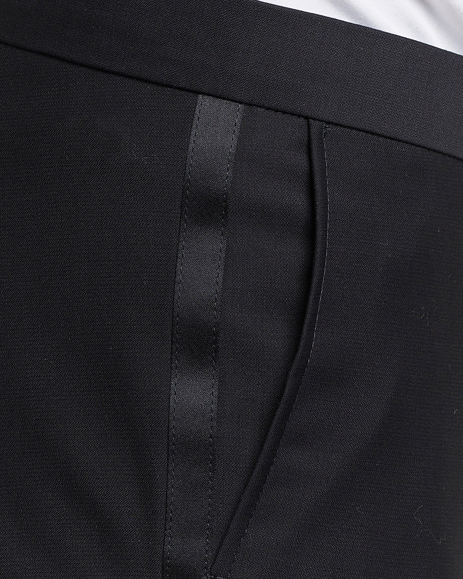 Mies | Housut | Oscar Jacobson | Denz Tuxedo Trousers Black