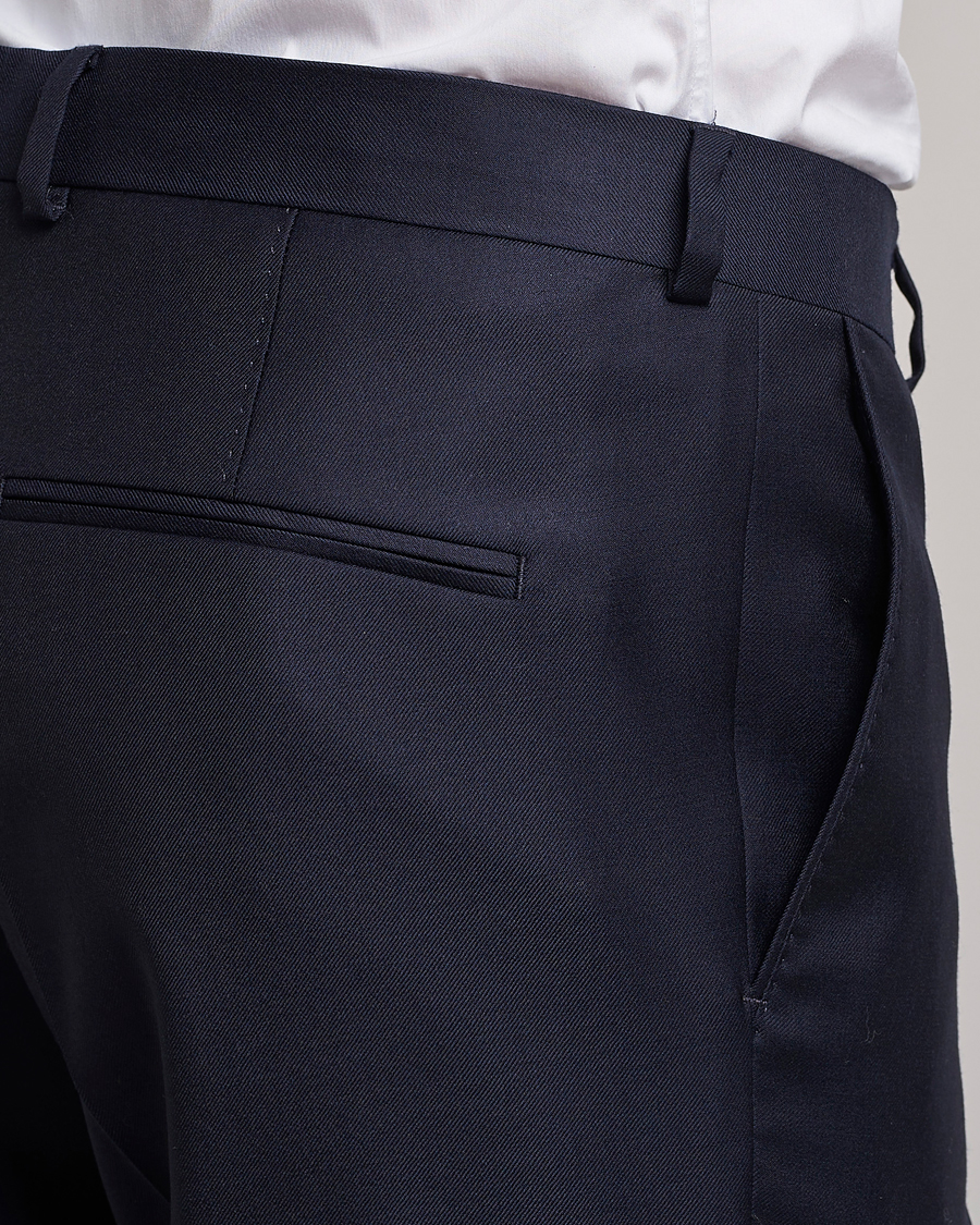 Mies | Puvut | Oscar Jacobson | Ego Loro Piana Zelander Merino Wool Suit Navy