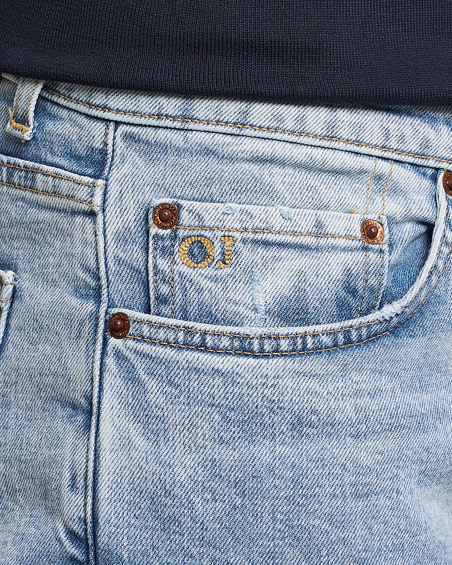 Mies | Farkut | Oscar Jacobson | Albert Cotton Stretch Jeans Light Wash