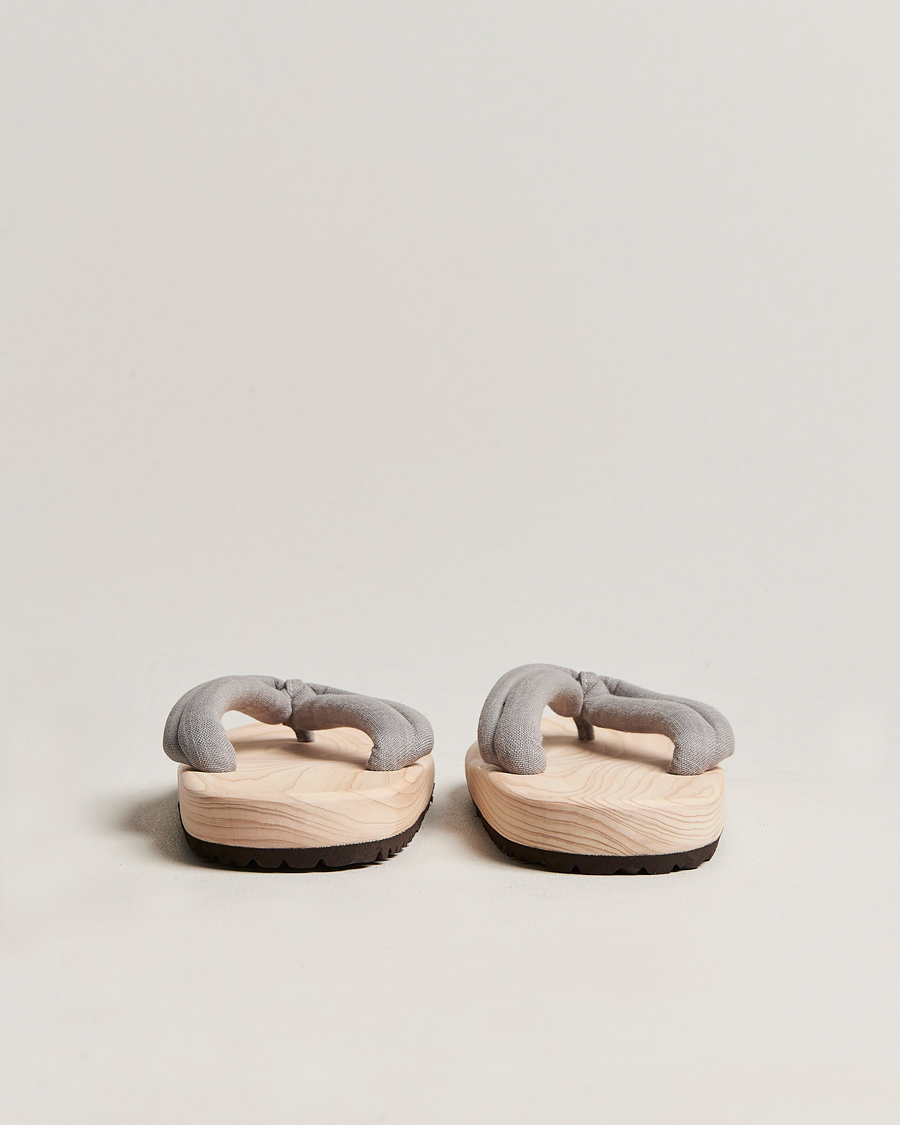 Mies | Beams Japan Wooden Geta Sandals Light Grey | Beams Japan | Wooden Geta Sandals Light Grey