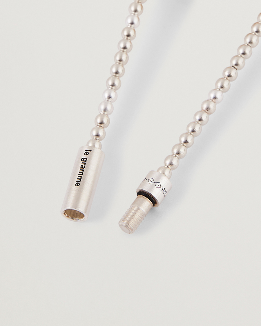 Mies | LE GRAMME Beads Bracelet Brushed Sterling Silver 11g | LE GRAMME | Beads Bracelet Brushed Sterling Silver 11g