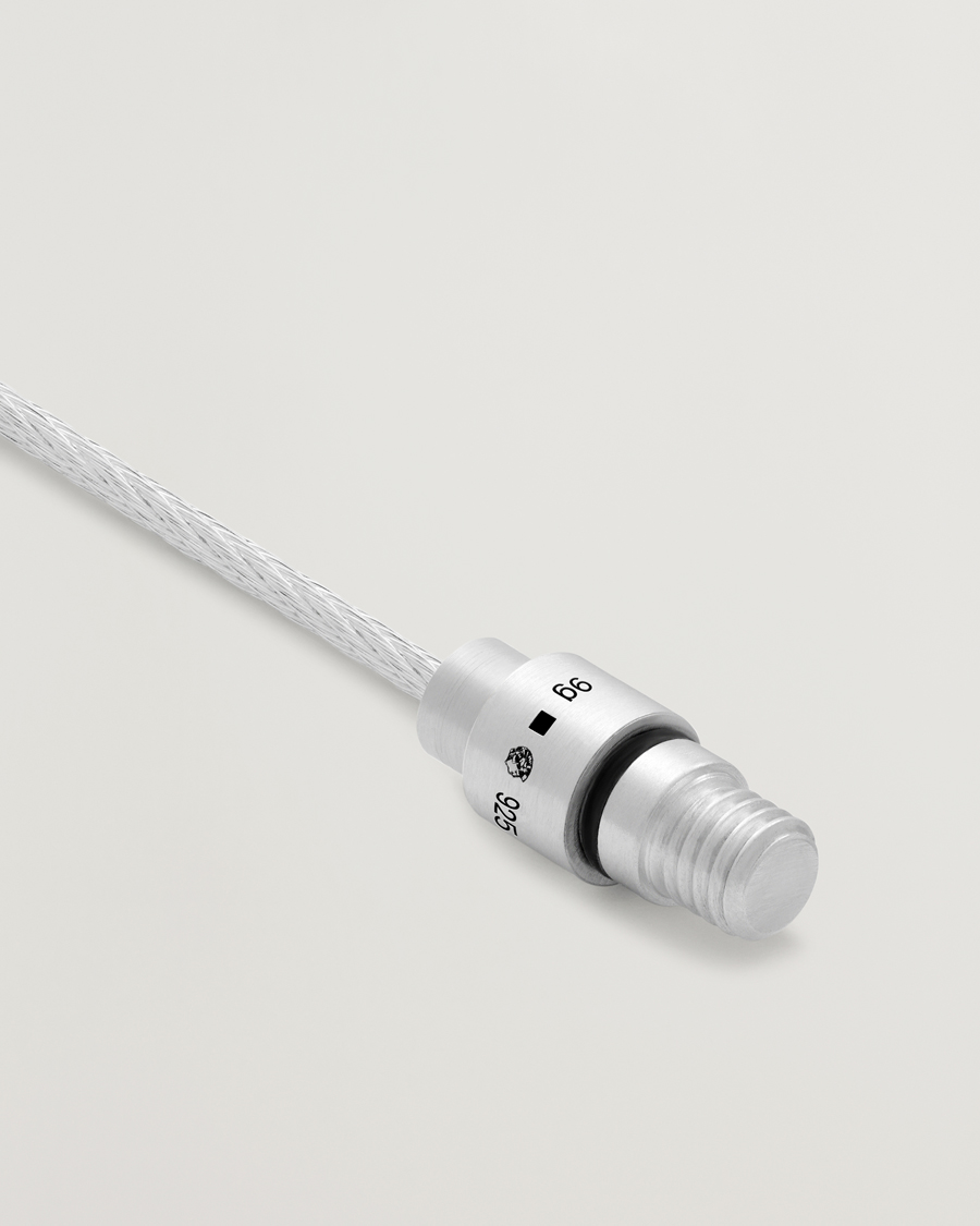 Mies | LE GRAMME Triptych Cable Bracelet Brushed Sterling Silver 9g | LE GRAMME | Triptych Cable Bracelet Brushed Sterling Silver 9g