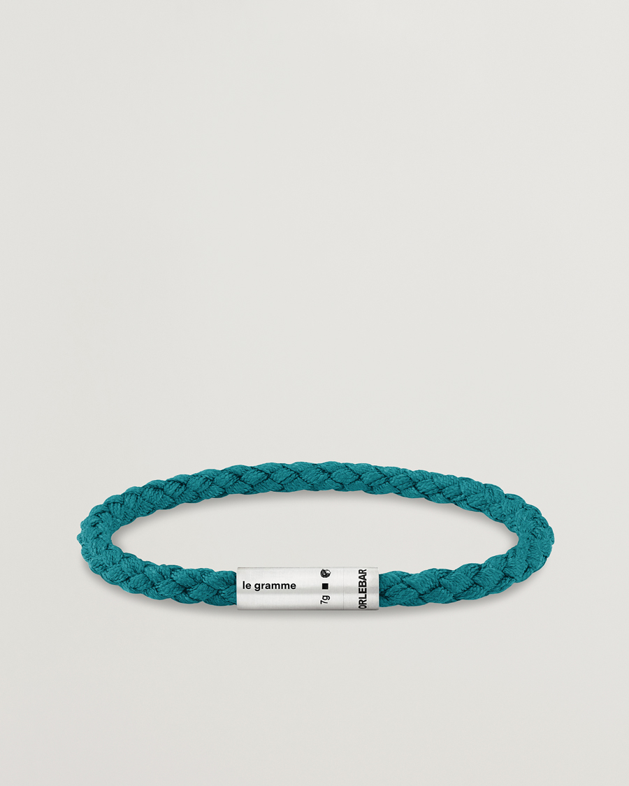 Mies | LE GRAMME x Orlebar Brown Nato Bracelet Navy/Teal | LE GRAMME | x Orlebar Brown Nato Bracelet Navy/Teal