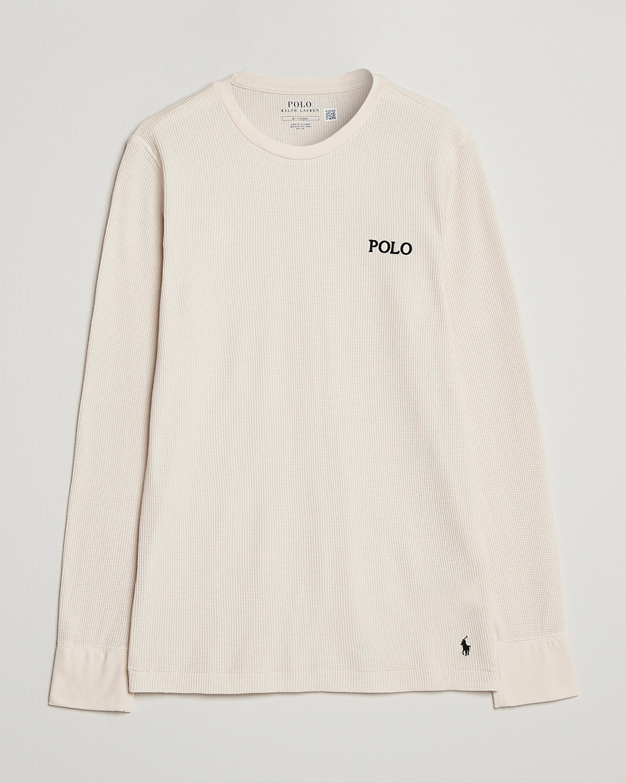 Mies | T-paidat | Polo Ralph Lauren | Waffle Long Sleeve Crew Neck Guide Cream