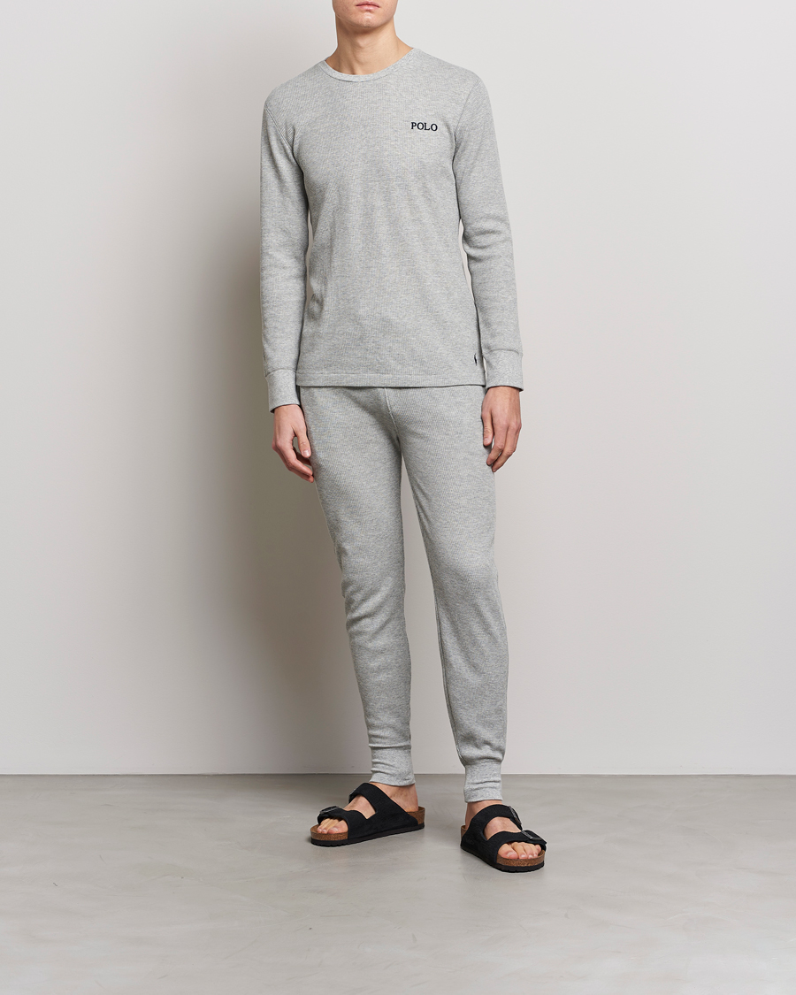 Mies | T-paidat | Polo Ralph Lauren | Waffle Long Sleeve Crew Neck Andover Heather