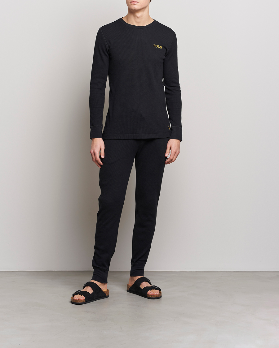 Mies | Housut | Polo Ralph Lauren | Waffle Sweatpants Black