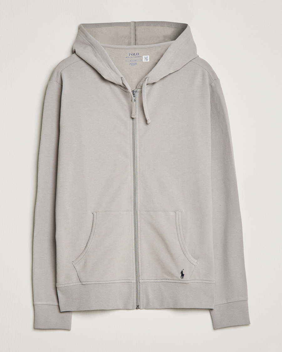 Mies | Puserot | Polo Ralph Lauren | Cotton Jersey Long Sleeve Hoodie Grey Frog