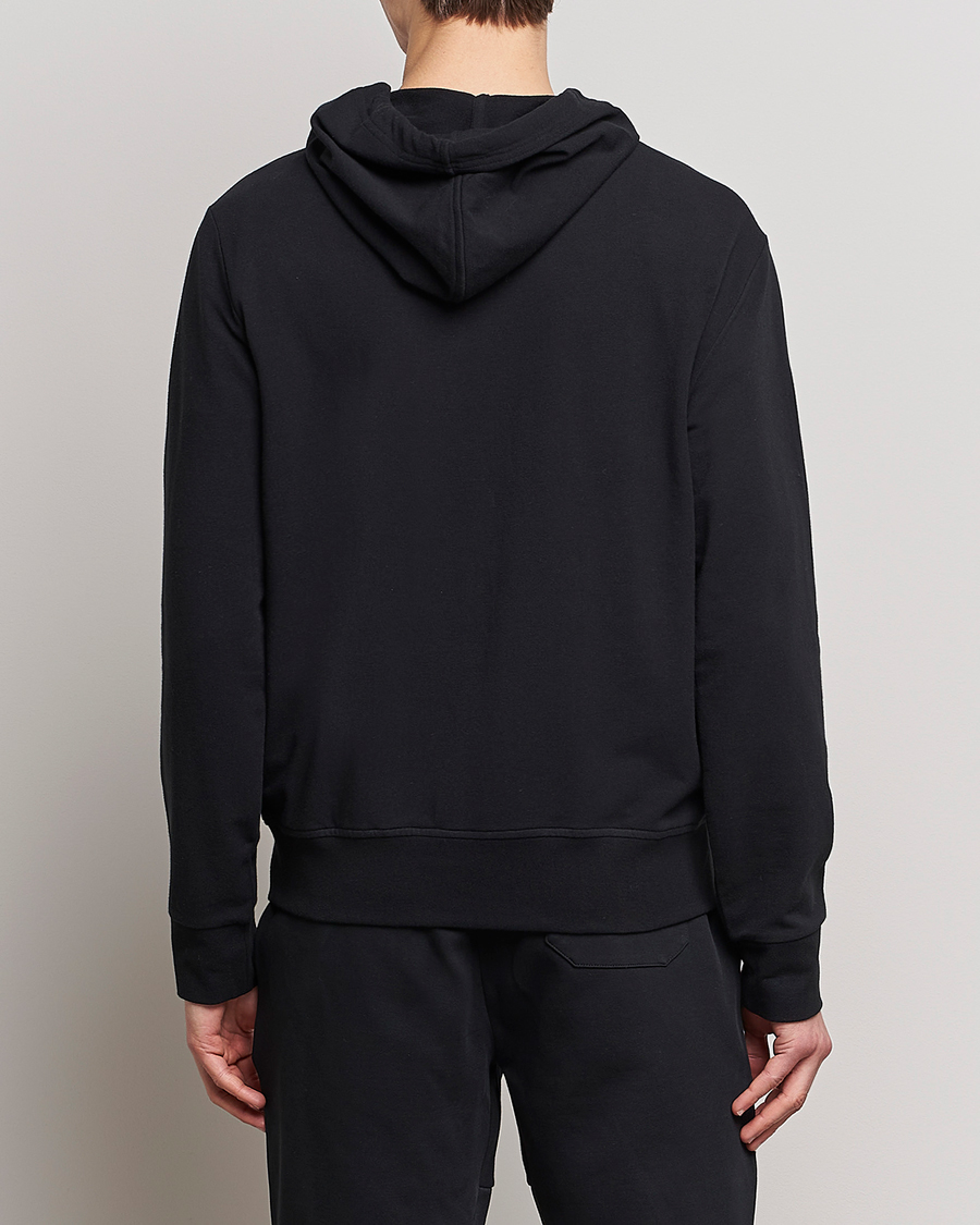 Mies | Puserot | Polo Ralph Lauren | Cotton Jersey Long Sleeve Hoodie Polo Black