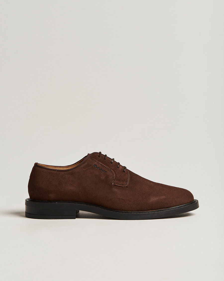 Mies | GANT St Akron Suede Derby Dark Brown | GANT | St Akron Suede Derby Dark Brown