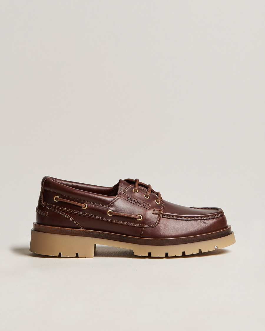 Mies | GANT Zeamee Leather Boat Shoe Cognac | GANT | Zeamee Leather Boat Shoe Cognac