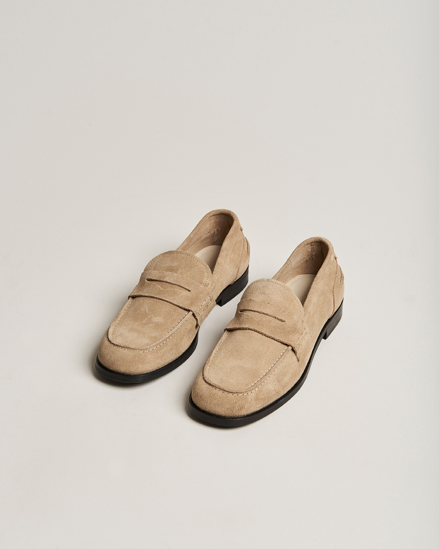 Mies | Loaferit | GANT | Louon Suede Loafer Light Beige