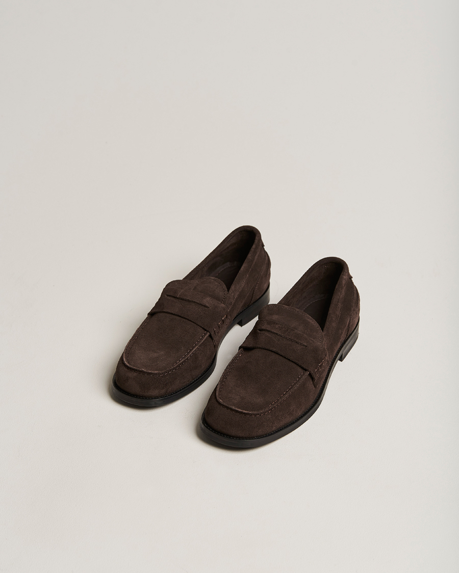 Mies | Loaferit | GANT | Louon Suede Loafer Espresso