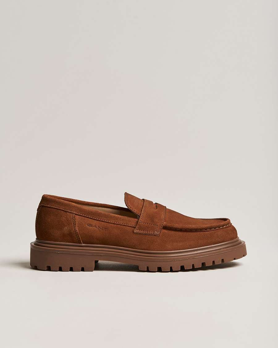 Mies | Loaferit | GANT | Jackmote Suede Loafer Cognac