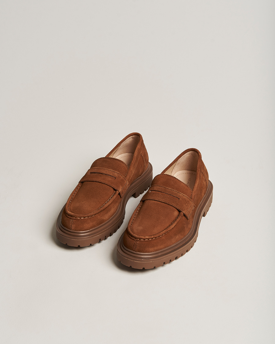 Mies |  | GANT | Jackmote Suede Loafer Cognac