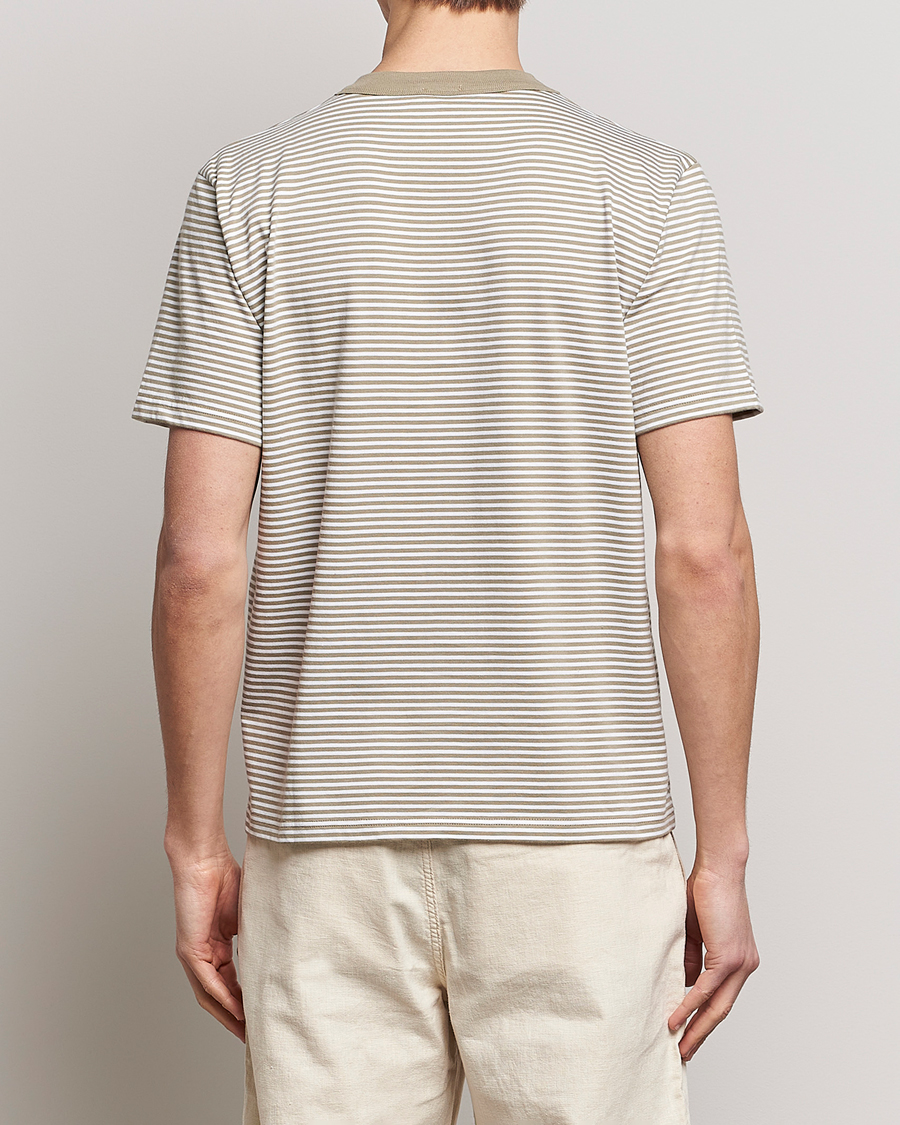 Mies | T-paidat | Armor-lux | Héritage Stripe T-Shirt Blanc/Argile