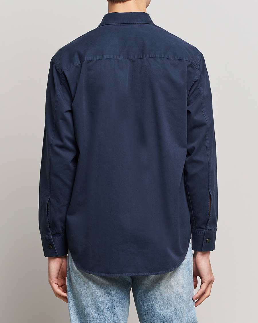 Mies | Kauluspaidat | NN07 | Freddy Pocket Overshirt Navy Blue