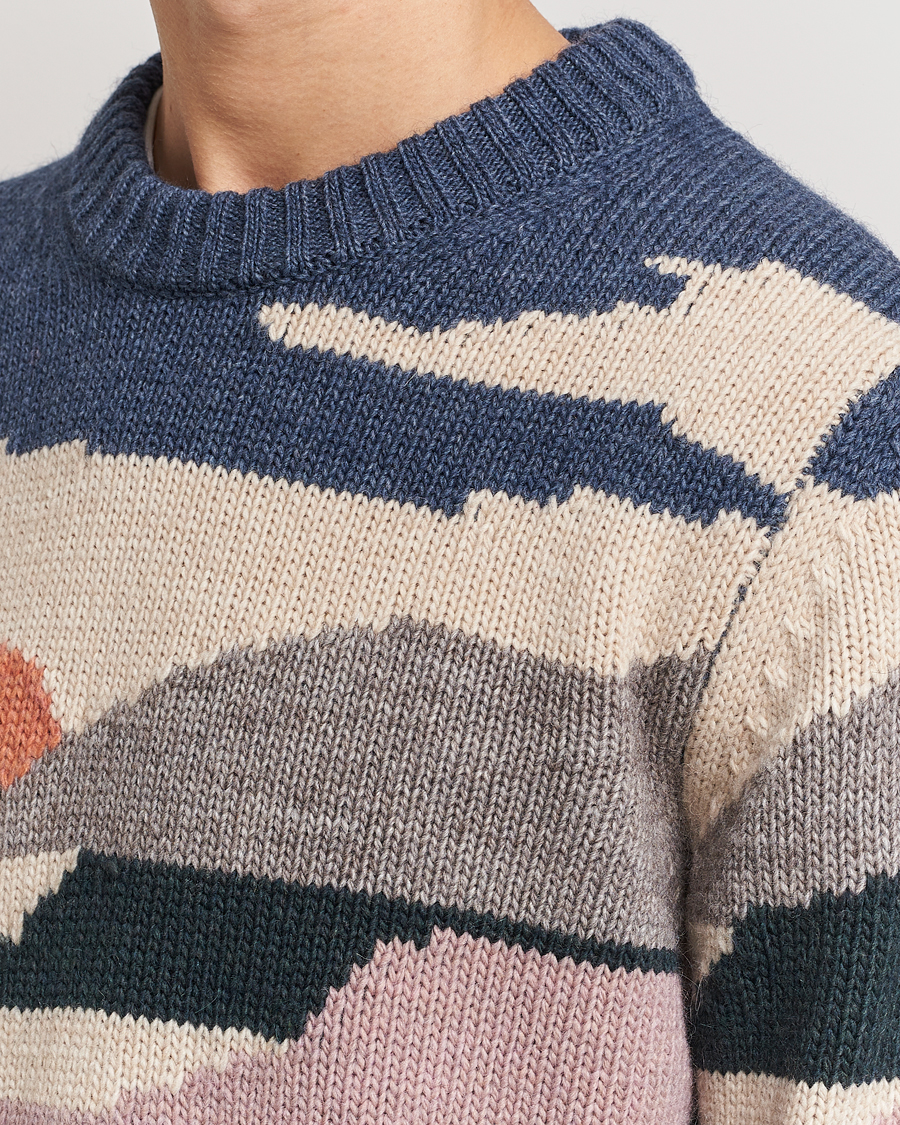 Mies | Puserot | NN07 | Jason Sunset Knitted Sweater Multi